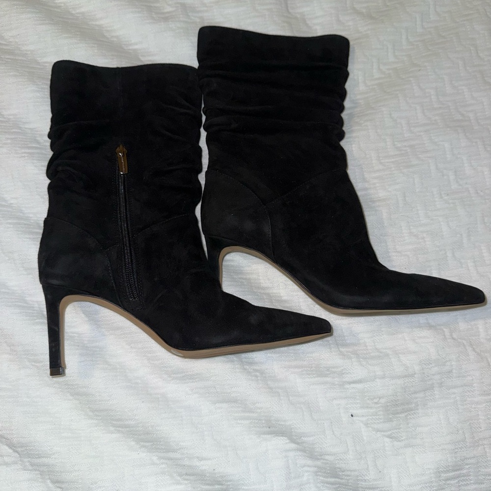 Vince Camuto Black Heeled Boots Qinta